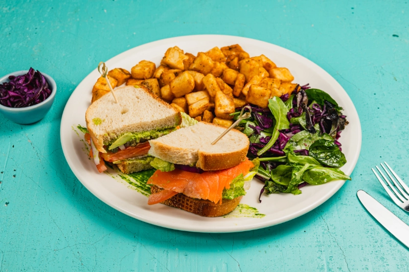 Smokey Salmon Sandwich